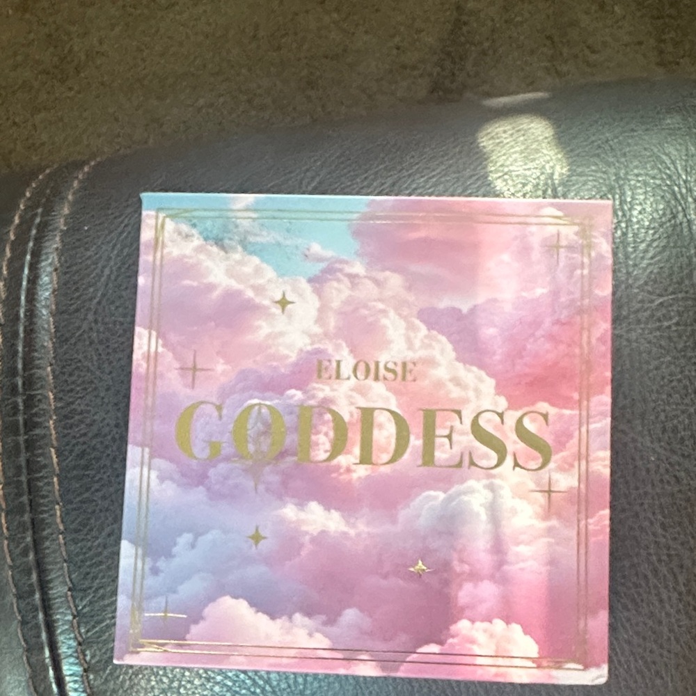 Goddess Eyeshadow Palette with Pink and Gold Hues